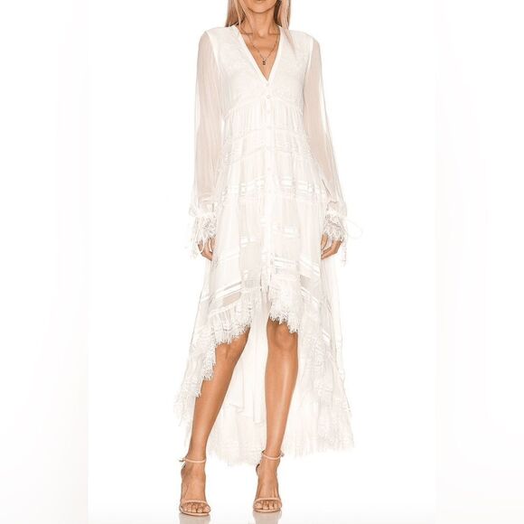 Free People Rococo Sand Low Long Dress - Picture 7 of 11